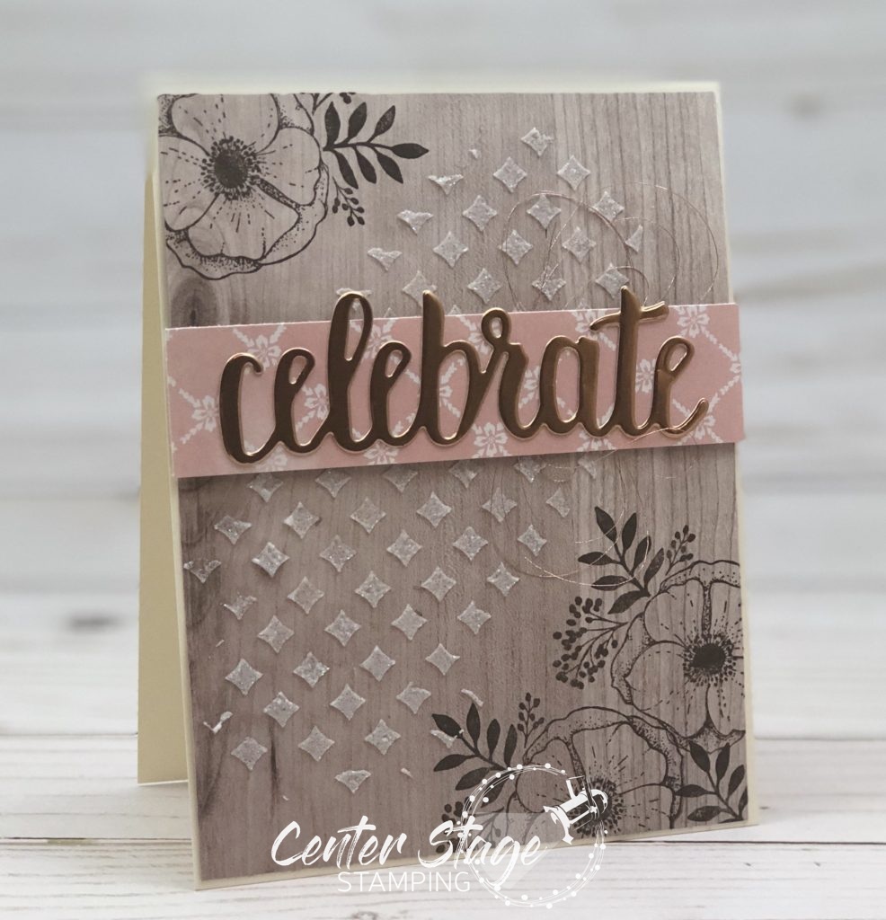 Amazing You Stampin' Up! - Center Stage Stamping