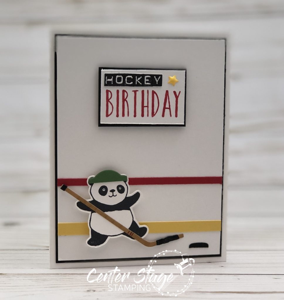 Panda Hockey - Center Stage Stamping