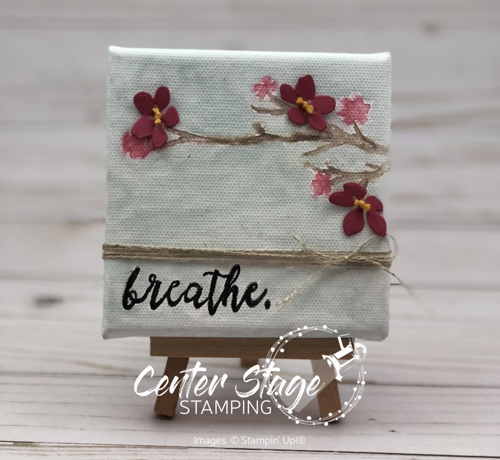 Breathe Canvas - Center Stage Stamping