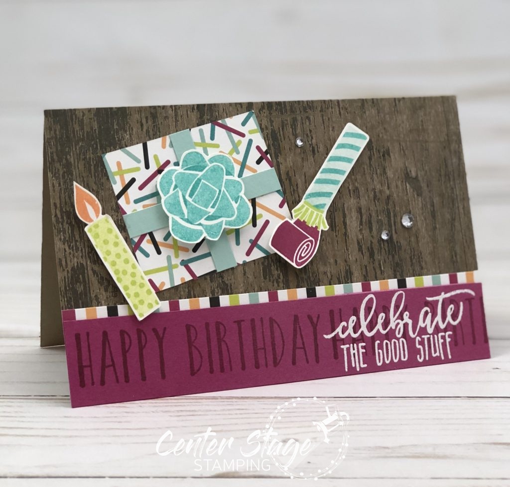 Birthday Treat Yourself - Center Stage Stamping