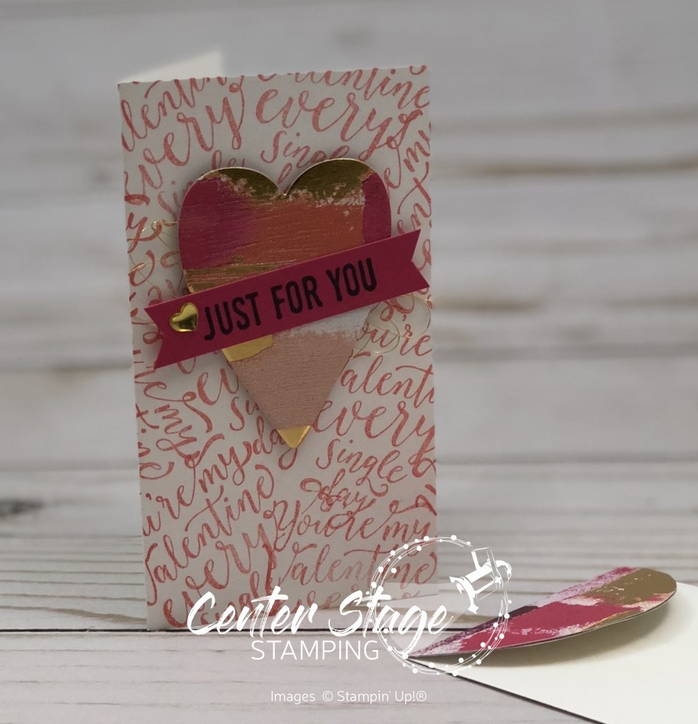 For You Valentine - Center Stage Stamping