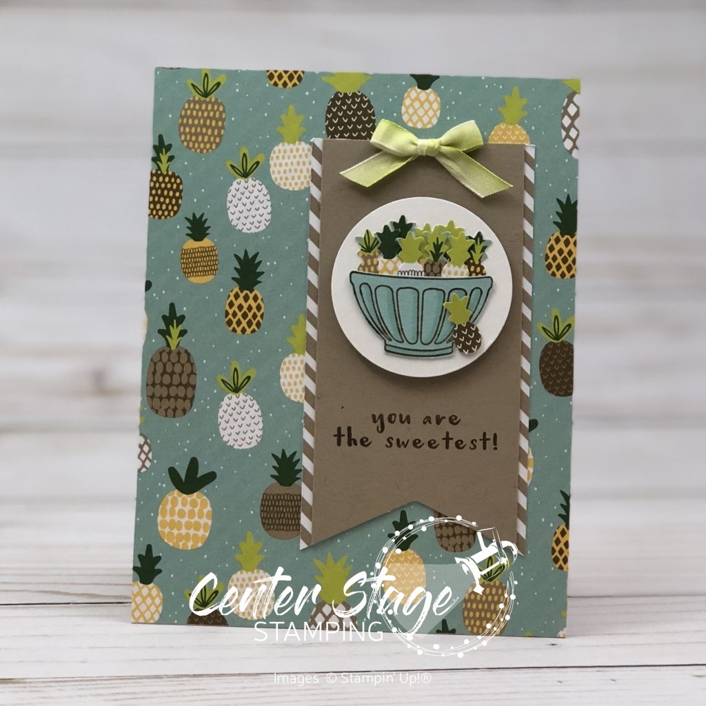 Sweet pineapples - Center Stage Stamping