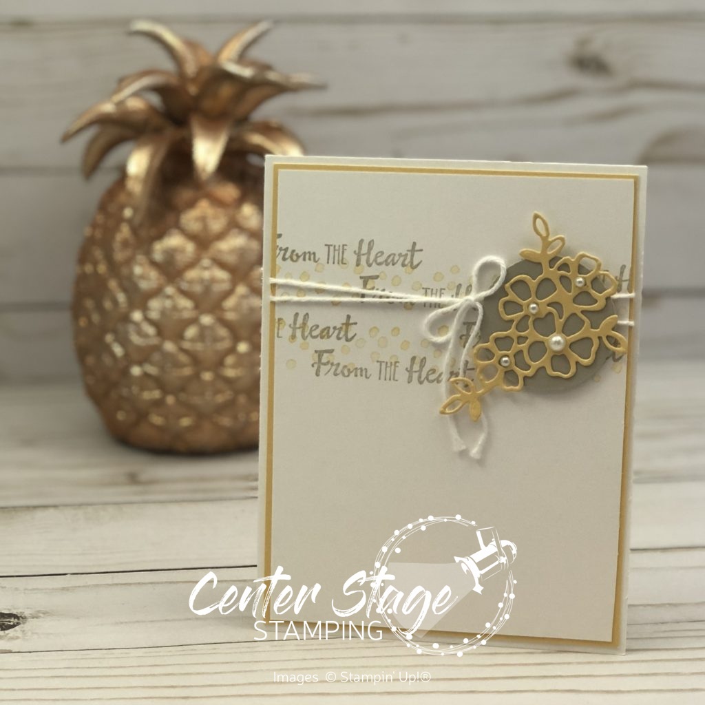Petal Palette From the Heart- Center Stage Stamping