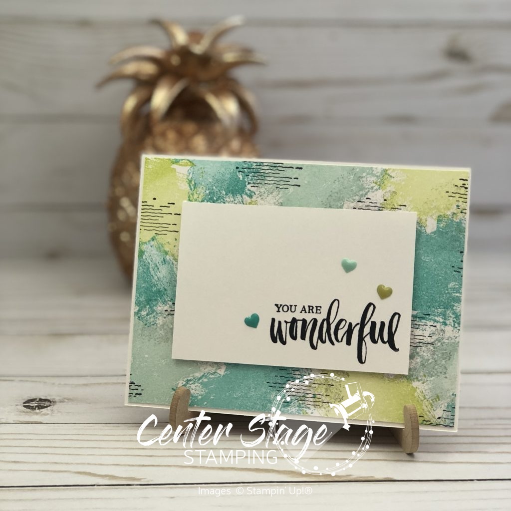Wonderful you - Center Stage Stamping