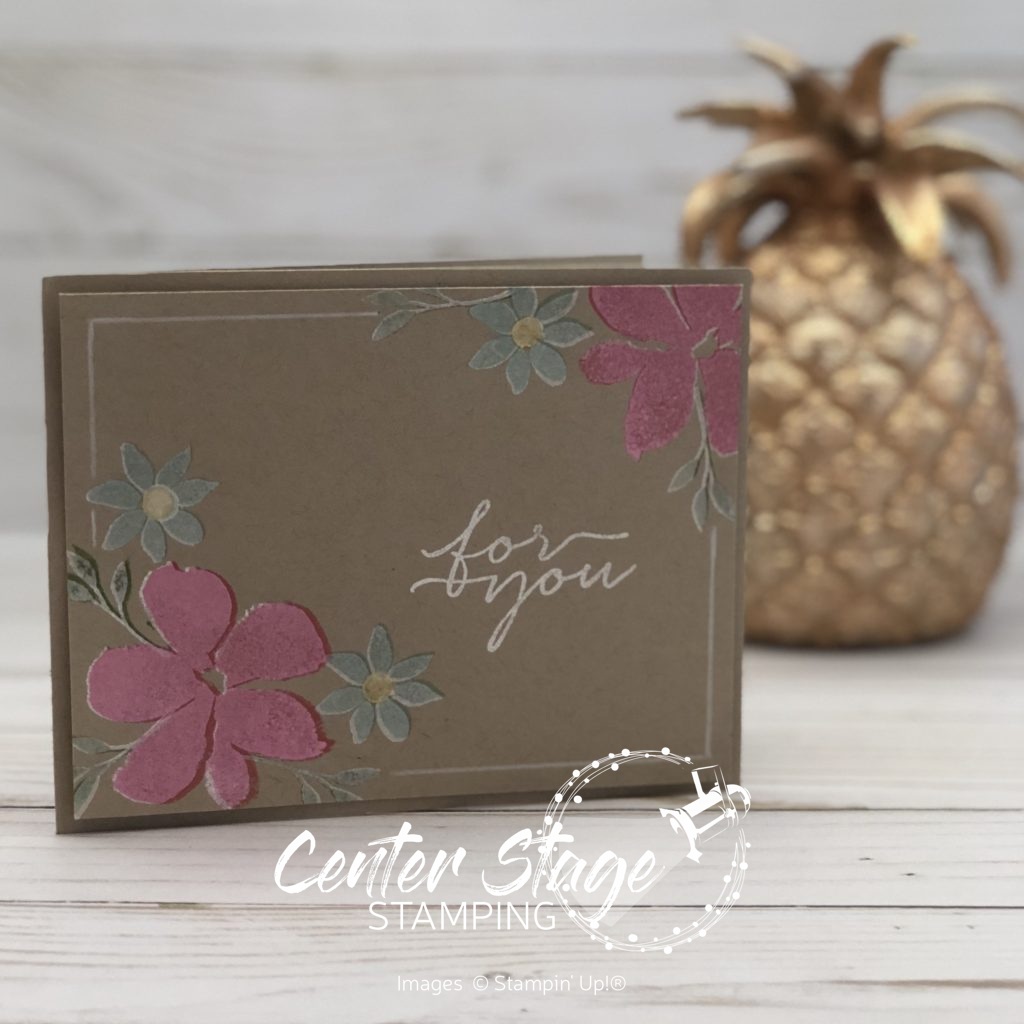Blooms for you - Center Stage Stamping