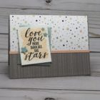 love you more than the stars - Center Stage Stamping
