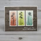 Hoping your day blooms with happiness - Center Stage Stamping