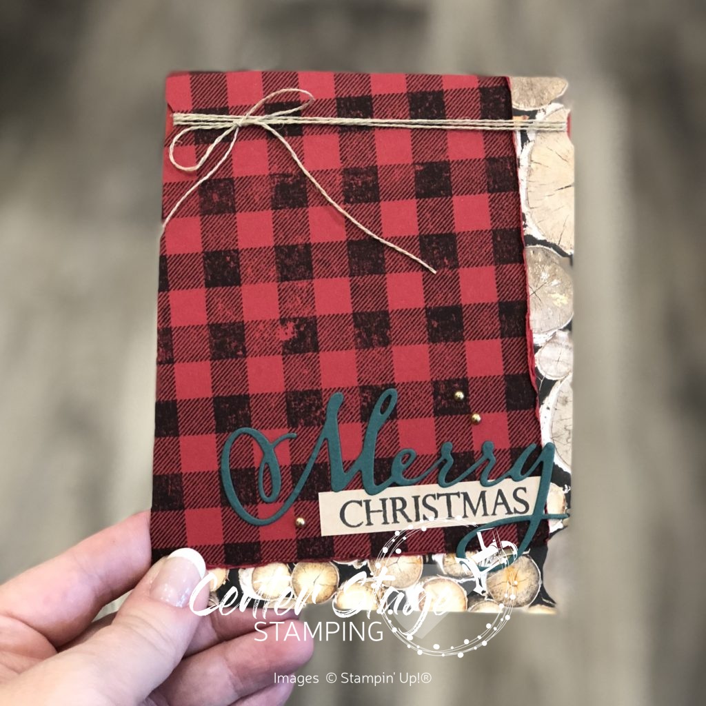 Buffalo Check Christmas - Center Stage Stamping