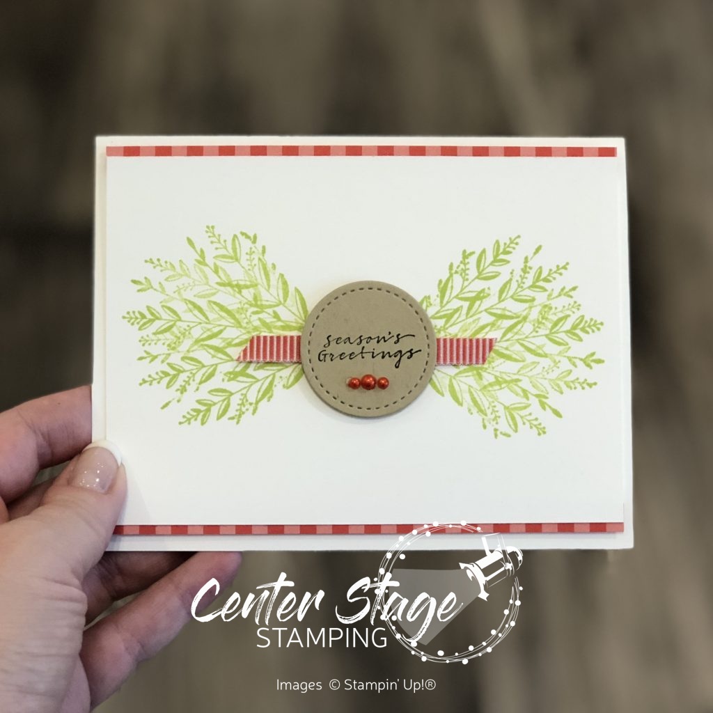 Wishing You Well: Season's Greeting - Center Stage Stamping