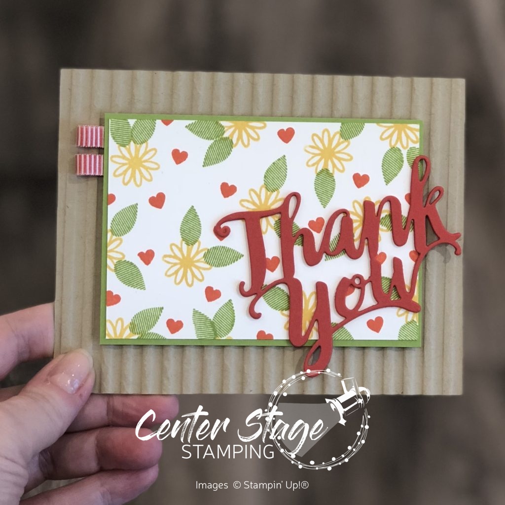 Inky Friends DC 10: Thank You - Center Stage Stamping