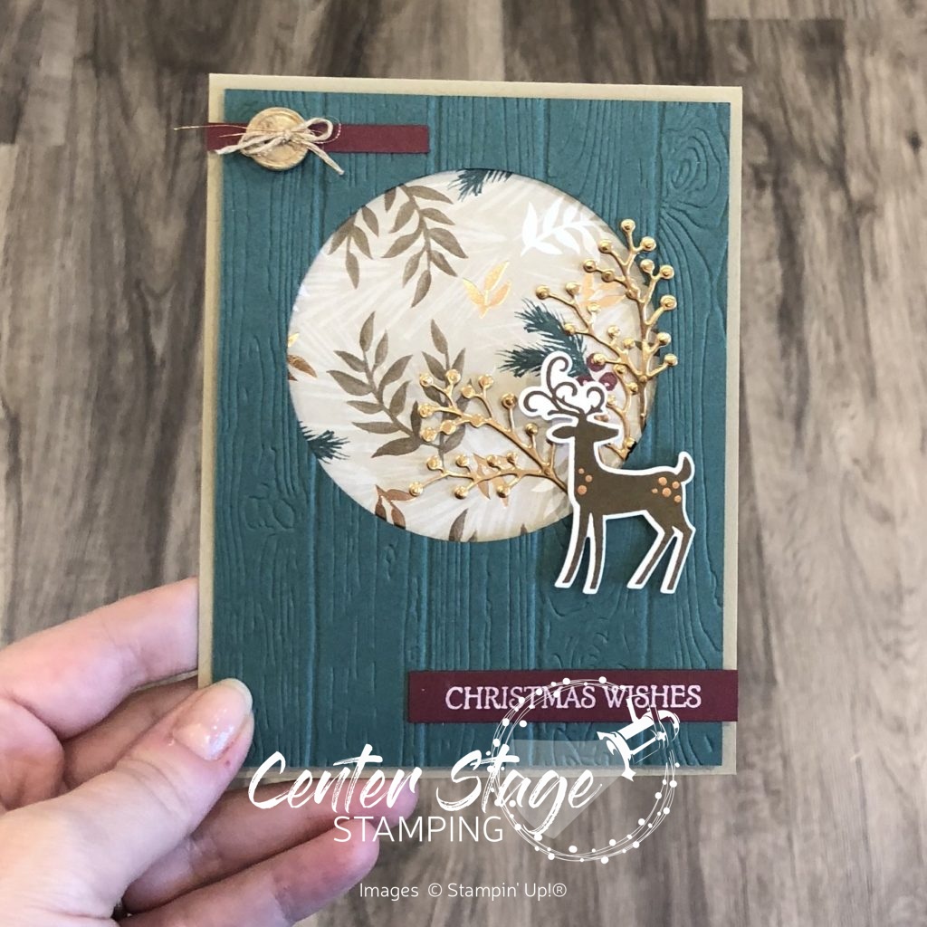Dashing Deer: Christmas Wishes - Center Stage Stamping