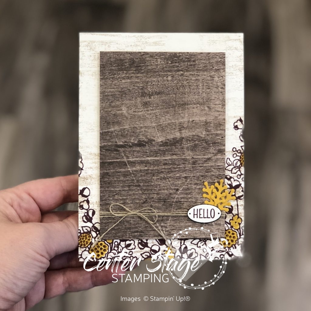 Country Home Hello - Center Stage Stamping