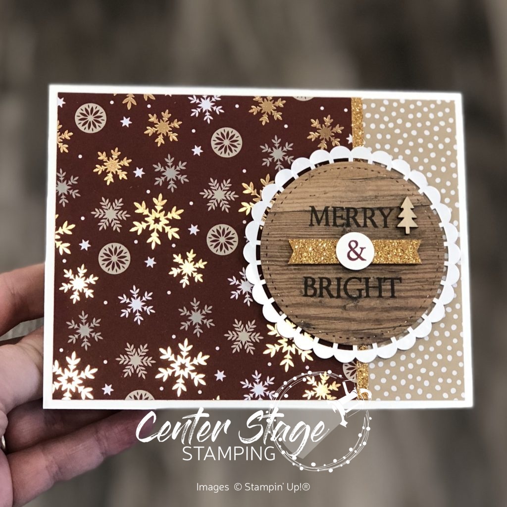 Merry Christmas to All: Merry & Bright - Center Stage Stamping