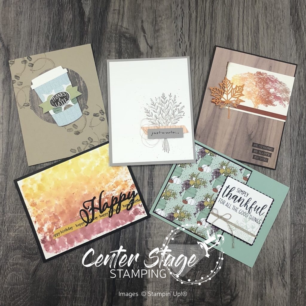 Stamp-n-Storage Oct Creative Class projects - Center Stage Stamping