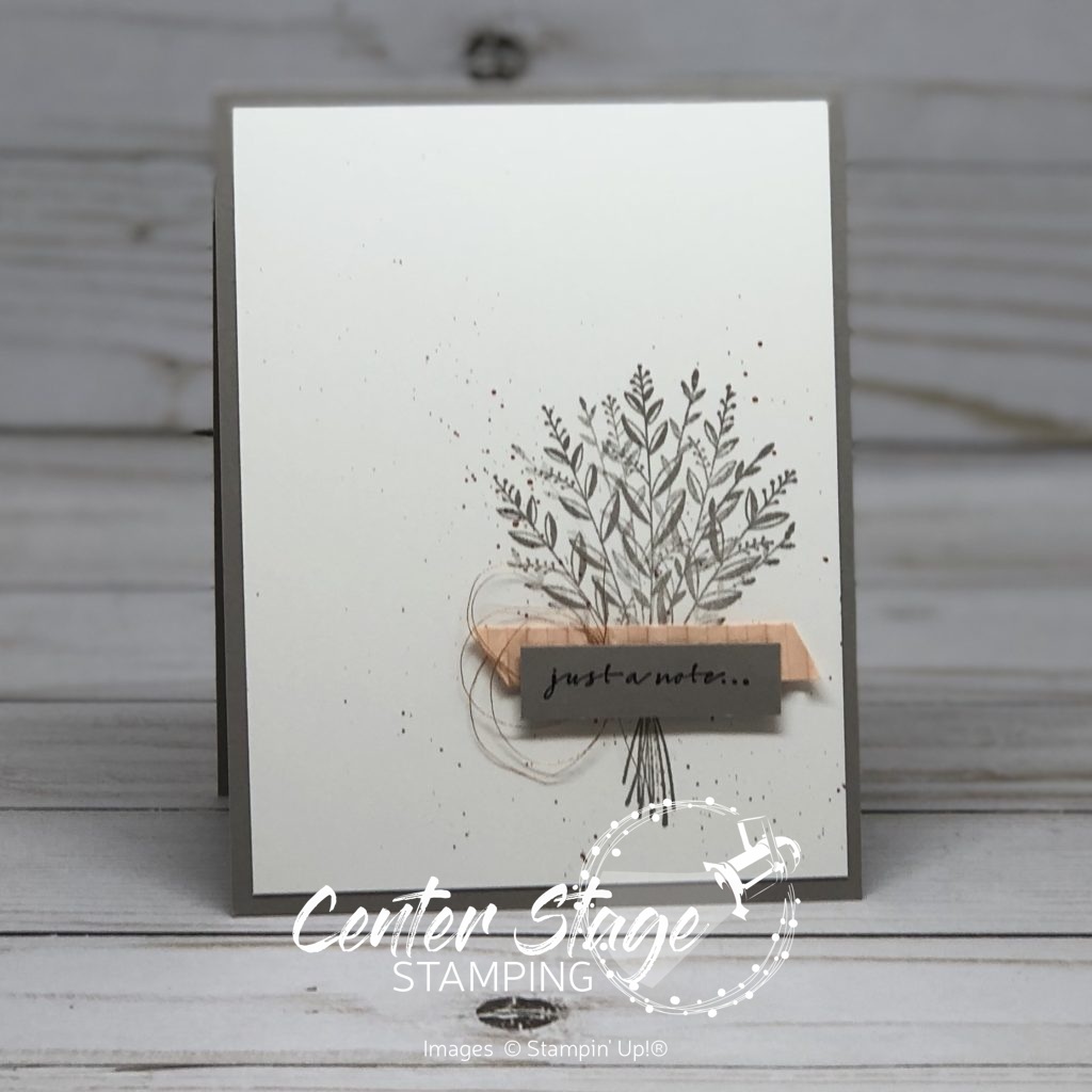 Wishing You Well: just a note - Center Stage Stamping