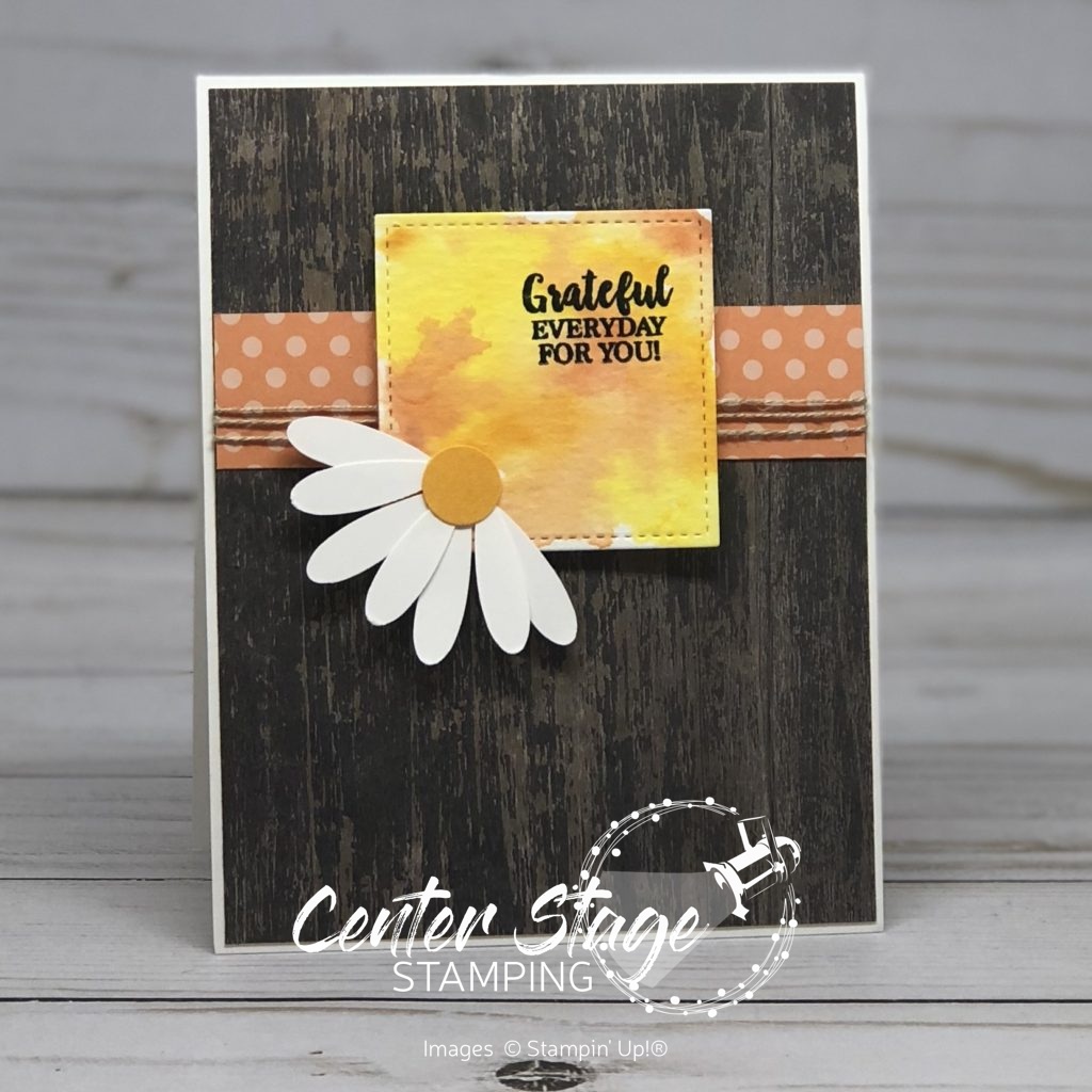 sunset daisy - Center Stage Stamping
