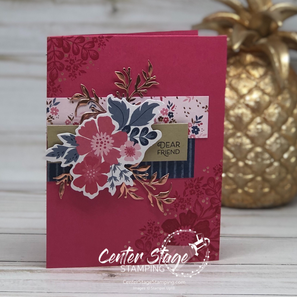 : Dear Friend card - Center Stage Stamping