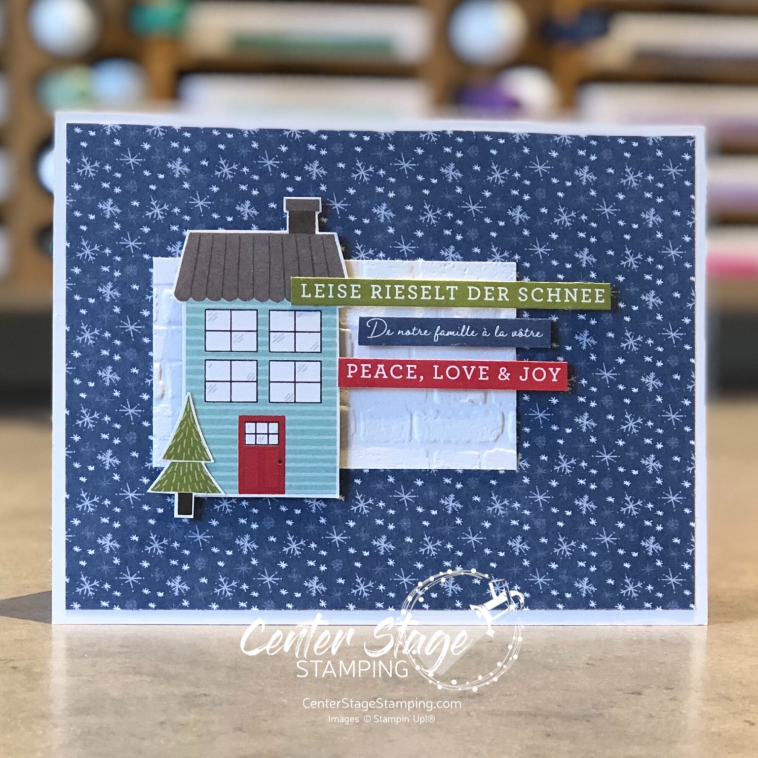 paper craft crew challenge #389 – Center Stage Stamping